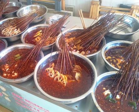 四川特色小吃，看起來很有油吃起來很香